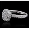 Image 2 : 14KT White Gold 1.29ctw Diamond Ring