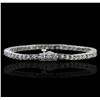 Image 2 : 14KT White Gold 5.45ctw Diamond Bracelet