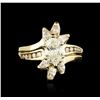 Image 1 : 14KT Yellow Gold 1.86ctw Diamond Wedding Ring Set