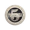 Image 1 : 1967 $5 Las Vegas Sterling Silver Gaming Token