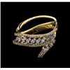 Image 1 : 1.07ctw Diamond Ring - 14KT Yellow Gold