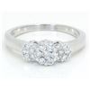 Image 1 : 0.50ctw Diamond Ring - 14KT White Gold