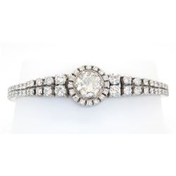 8.65ctw Diamond Bracelet - 18KT White Gold