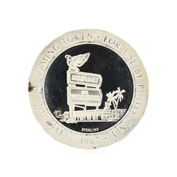 1967 $5 Las Vegas Sterling Silver Gaming Token