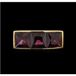 14KT Yellow Gold 9.00ctw Red Garnet Ring