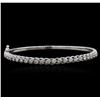 Image 1 : 14KT White Gold 1.63ctw Diamond Bracelet