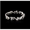 Image 2 : 18KT White Gold 0.25ctw Diamond Ring