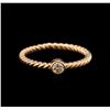 Image 1 : 0.09ct Diamond Ring - 14KT Rose Gold