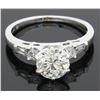 Image 7 : EGL USA Certified 1.50ctw Diamond Ring - 14KT White Gold