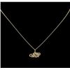 Image 1 : 14KT Yellow Gold Pendant With Chain