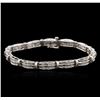 Image 1 : 14KT White Gold 2.83ctw Diamond Bracelet