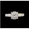 Image 1 : 1.10ctw Diamond Ring - 14KT White Gold