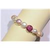Image 1 : PEARL AND CUBIC CRYSTAL BRACELET