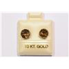Image 1 : 10KT GOLD SMOKEY TOPAZ EARRINGS
