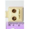 Image 2 : 10KT GOLD SMOKEY TOPAZ EARRINGS