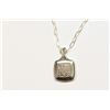 Image 1 : STERLING SILVER DIAMOND (6 DIAMONDS) PENDANT