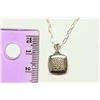 Image 2 : STERLING SILVER DIAMOND (6 DIAMONDS) PENDANT