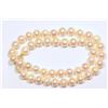 Image 1 : STERLING SILVER GOLD PLATED CLASP PEARL NECKLACE