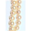 Image 2 : STERLING SILVER GOLD PLATED CLASP PEARL NECKLACE