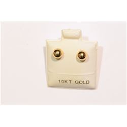 10KT GOLD REVERSIBLE 2-IN-1 PEARL EARRINGS