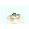 Image 1 : 14KT GOLD EMERALD (0.58CT) RING