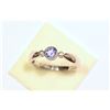Image 2 : 10KT GOLD TANZANITE & DIAMOND RING