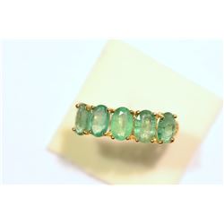 10KT GOLD EMERALD (2.4CT) RING
