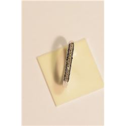 STERLING SILVER BLUE DIAMOND (0.36CT) & WHITE