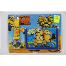 DESPICABLE ME WATCH & WALLET SET