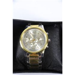 NEW MENS STAINLESS STEEL WATCH