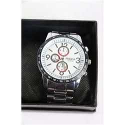 NEW MENS STAINLESS STEEL WATCH