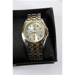NEW MENS STAINLESS STEEL WATCH