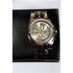 NEW MENS STAINLESS STEEL WATCH