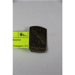 GERMAN 1937 GAUTAG BADGE