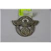Image 1 : GERMAN NAZI POLICE HAT PENDANT MARKED "A"