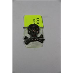 NAZI GERMAN TOTENKOPF HAT PENDANT