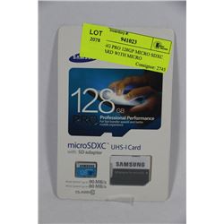 SAMSUNG PRO 128GP MICRO SDXC UHS-I CARD WITH MICRO