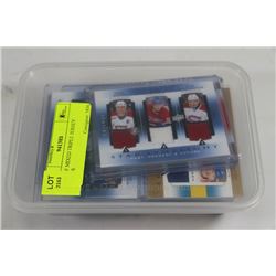 BIN OF MIXED TRIPLE JERSEY CARDS