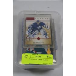 BIN OF MIXED HOCKEY CARDS
