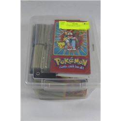 BIN OF POKEMON CARDS