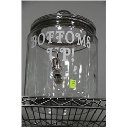 5 GALLON DRINK DISPENSER "BOTTOMS UP"