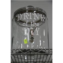 5 GALLON DRINK DISPENSER "DRINK OF THE DAY"