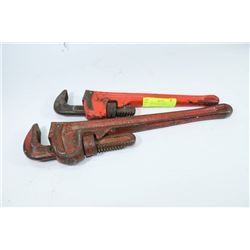 2 RIDGID PIPE WRENCHES