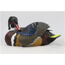 WOOD DUCK DECOY WITH COA LTD EDITION