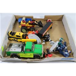 BOX OF TONKA METAL TRUCKS