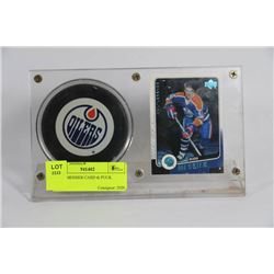 MARK MESSIER CARD & PUCK