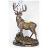 Image 1 : "STEADFAST" DEER SCULPTURE LTD EDITION