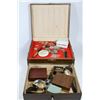 Image 1 : JEWELLERY BOX W/ CONTENTS