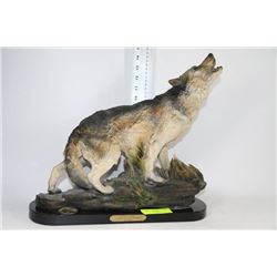 "NORTHERN HUNTER" WOLF SCULPTURE LTD EDITION