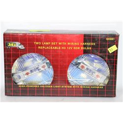 JETCO H3 12V 55W HALOGEN DOUBLE LAMP SET WITH
